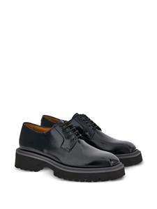Ferragamo Leren derby schoenen - Zwart