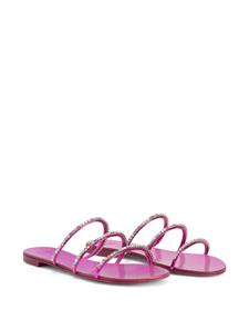 Giuseppe Zanotti Dark Colorfu verfraaide sandalen - Roze