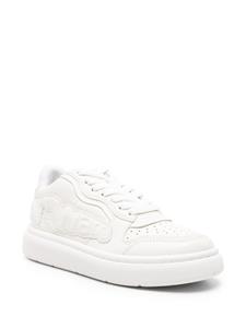 Alexander Wang Leren sneakers met logo-reliëf - Wit