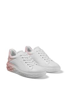 Jimmy Choo Diamond Maxi leather sneakers - Wit