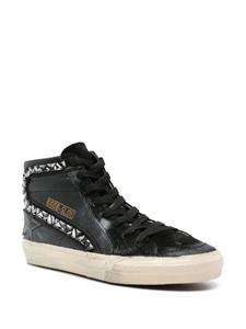 Golden Goose Slide crystal-embellished sneakers - Zwart