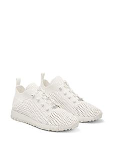 Jimmy Choo Veles pearl-embellished sneakers - Wit