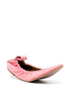 ATP Atelier Teano leather ballerina shoes - Roze