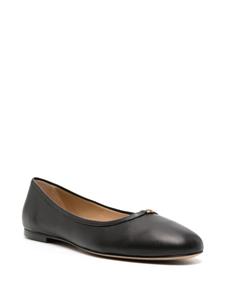 Chloé Marcie leren ballerina's - Zwart
