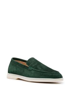 Scarosso Ludovica suède loafers - Groen