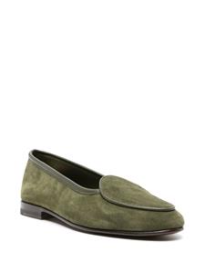 Scarosso Nele suède loafers - Groen