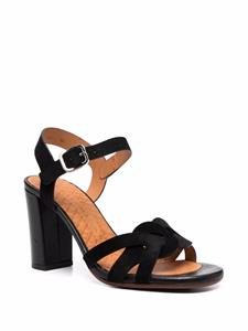 Chie Mihara Bagaura leren sandalen - Zwart