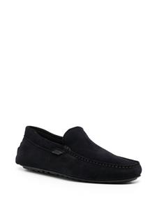 BOSS Loafers met logo-reliëf - Zwart