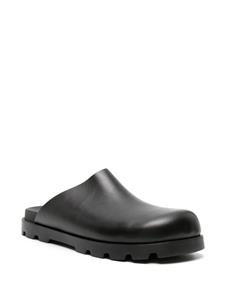 Camper Brutus leather slippers - Zwart