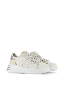 Hogan Rebel logo-appliqué sneakers - Wit