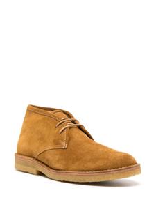 APC lace-up suede boots - Bruin