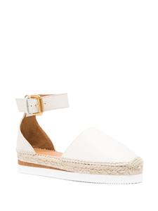 See by Chloé ankle-strap flat espadrilles - Beige