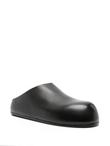 Marsèll Leren slippers - Zwart
