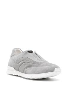 Kiton slip-on suede sneakers - Grijs