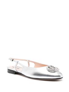 Gucci Double G ballerina shoes - Zilver