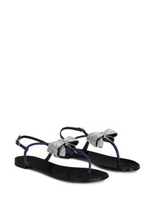 Giuseppe Zanotti Sandalen verfraaid met kristal - Blauw