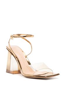Gianvito Rossi Condora 85 mm leren sandalen - Goud
