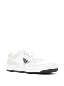 Prada Downtown leather sneakers - Wit