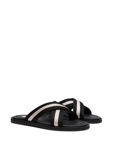 Bally Leren sandalen - Zwart