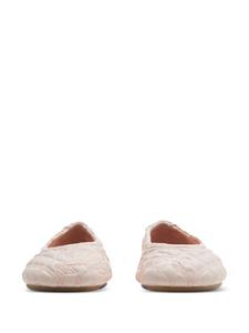 Burberry Sadler leren ballerina's - Roze