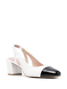 Stuart Weitzman Sleek Slingback 60mm leather pumps - Wit