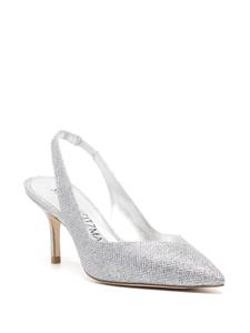 Stuart Weitzman Eva slingback pumps - Zilver