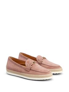 Tod's VLogo leren espadrilles - Roze