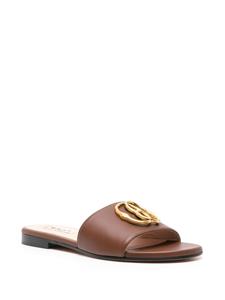 Bally Ghis leather mules - Bruin