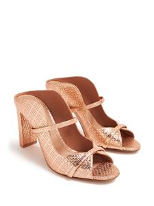 Malone Souliers Norah 85mm leather mules - Roze
