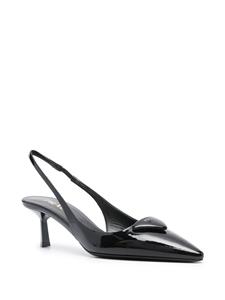 Prada Pumps van lakleer - Zwart