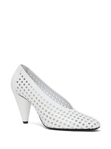 Proenza Schouler 85mm perforated leather pumps - Wit