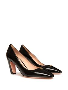 Bally Emblem-plaque leather pumps - Zwart