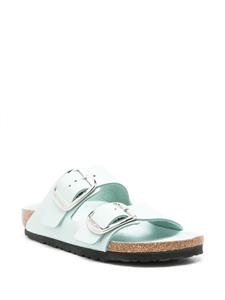 Birkenstock Arizona leather slides - Groen
