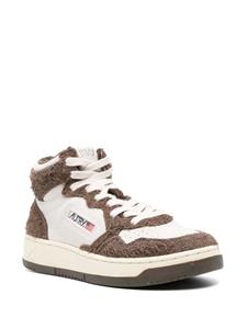 Autry Aumm sneakers met fleece vlakken - Bruin