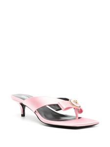 Versace Gianni Ribbon 45mm mules - Roze