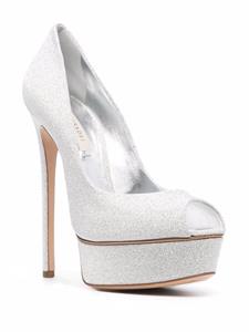 Casadei Blade stiletto pumps - Zilver