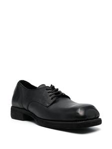 Guidi Leren veterschoenen - Zwart