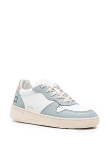 D.A.T.E. Court sneakers met vlakken - Blauw