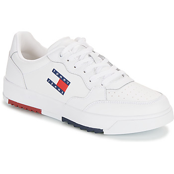 TOMMY JEANS Sneakers TJM RETRO ESS met tommy merkelogo, vrijetijdsschoen, lage schoen, veterschoen