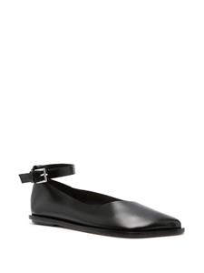 Niccolò Pasqualetti Leren ballerina's - Zwart