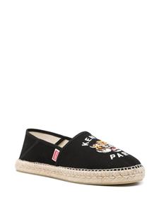 Kenzo Tiger Head canvas espadrilles - Zwart