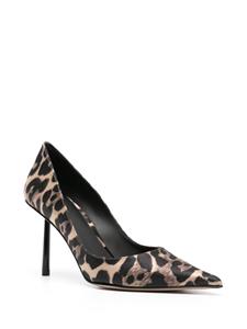 Le Silla Bella 90mm leopard-print pumps - Beige