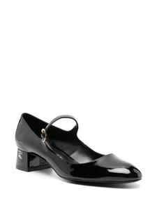 Stuart Weitzman Vivienne 35mm patent-leather pumps - Zwart