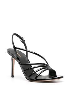 Le Silla Scarlet 105mm patent-leather sandals - Zwart