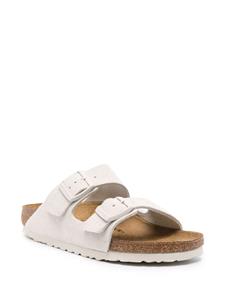 Birkenstock Arizona suède slippers - Wit