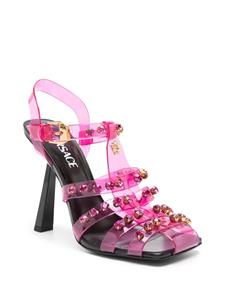 Versace Pre-Owned Sandalen verfraaid met kristal - Roze