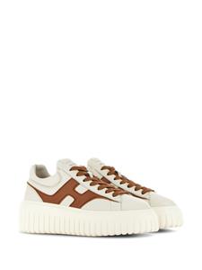 Hogan H-Stripes sneakers met plateauzool - Beige