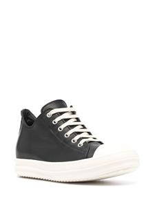 Rick Owens platform leather sneakers - Zwart
