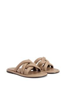 Giuseppe Zanotti Jacobsen leren sandalen - Beige