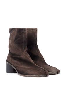 Maison Margiela Tabi leren enkellaarzen - Bruin